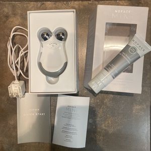 A Facial Toning Device that tones, lifts, and contours the facial muscles.